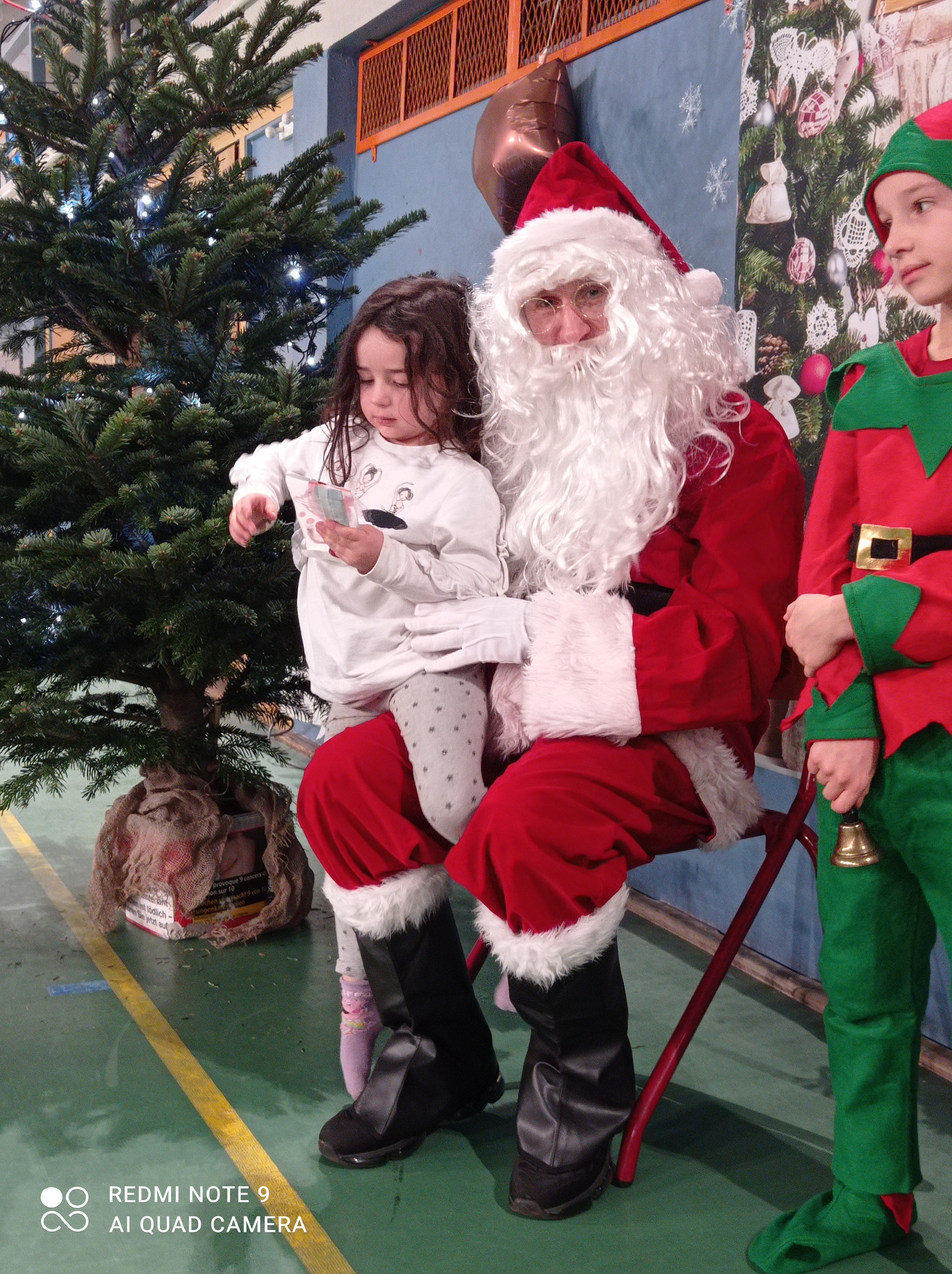 Père Noël et Lyna