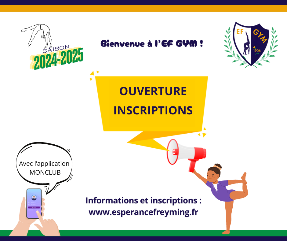 Inscriptions 2024