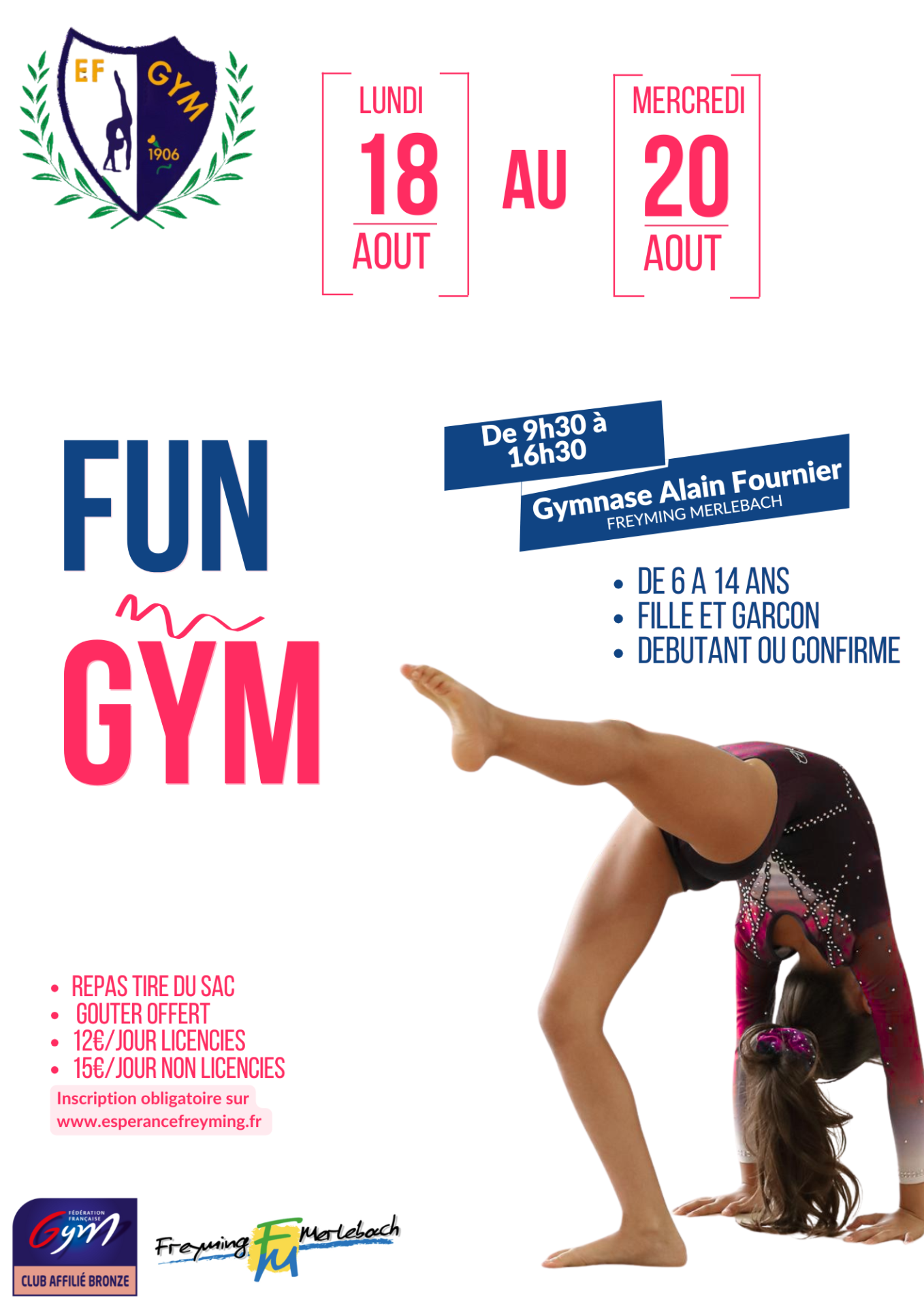 Fn gym aout flyer