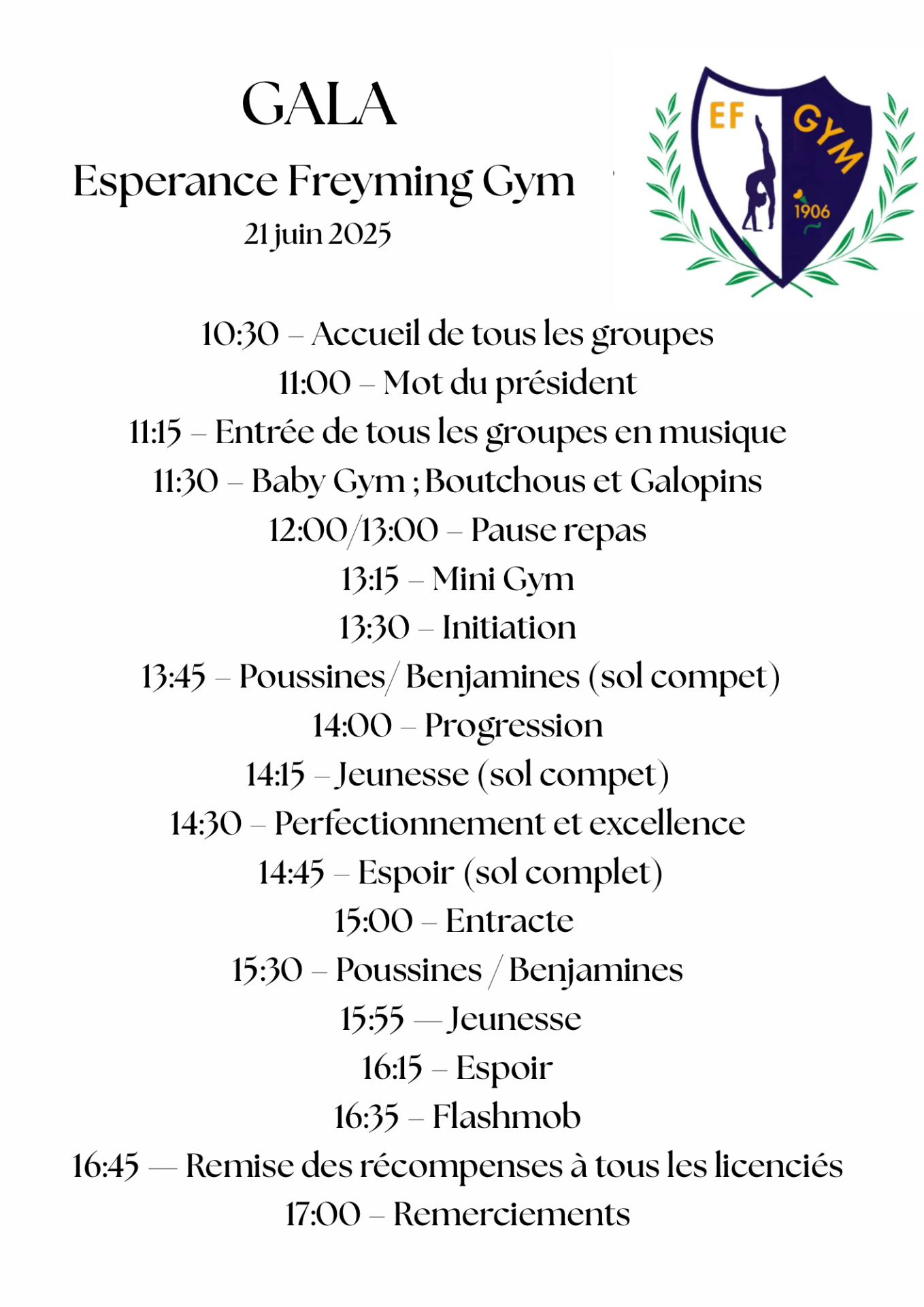 Programme